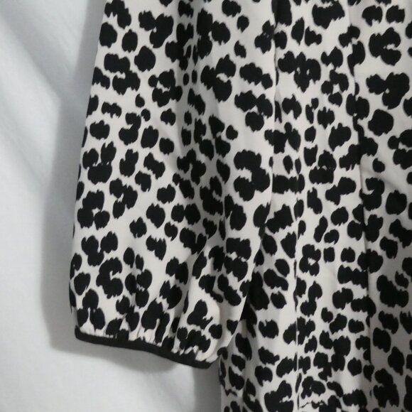 LOFT | size 10 | Leopard Print | Long Sleeve Dress - Picture 6 of 16